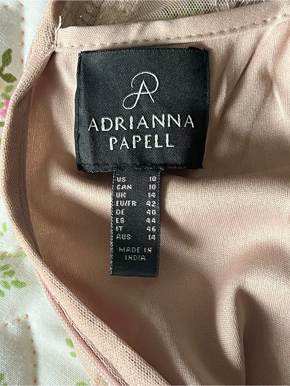 Adrianna Papell Mauve Embellished Dress - Picture 6 of 7